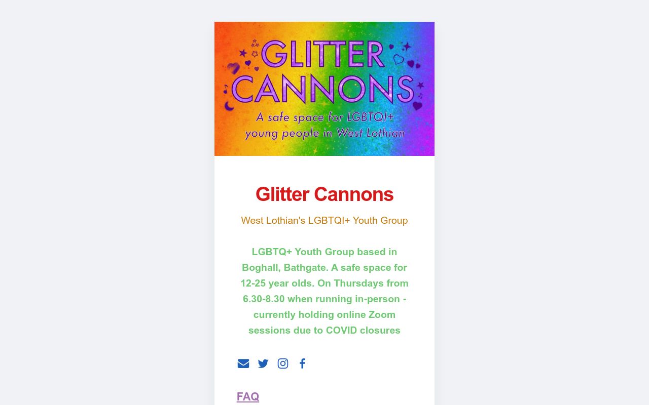 Glitter Cannons